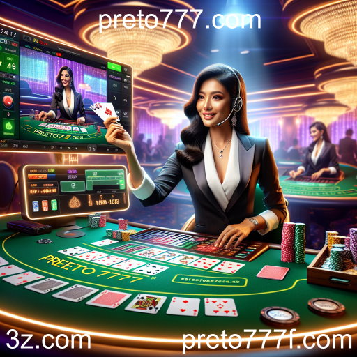 Experiência Imersiva nos Jogos ao Vivo do Preto777.com